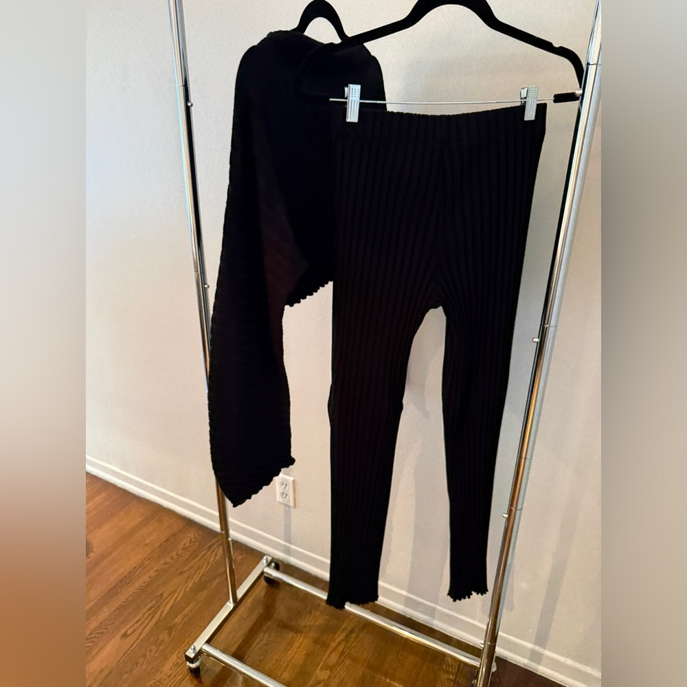 Simon Miller Black Ribbed Set - Small - Picture 5 of 5